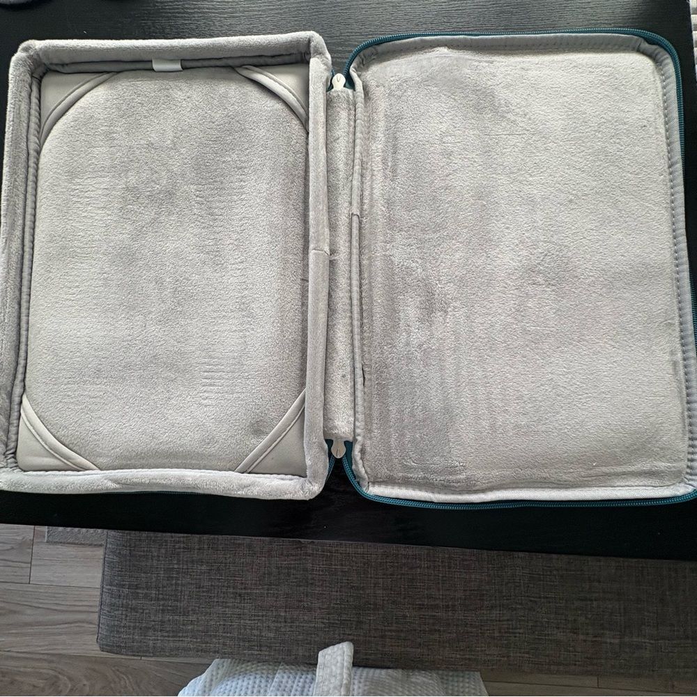 Mosiso 13” Laptop/Tablet Case Zip-Around Sleeve Teal Carry Handle EUC - Picture 4 of 7
